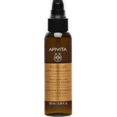 APIVITA RESCUE HUILE CAPILLAIRE NOURRISANTE ET REPARATRICE 100ML