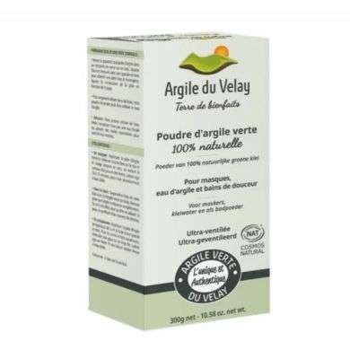 ARGILE DU VELAY POUDRE D'ARGILE VERTE 100% NATURELLE