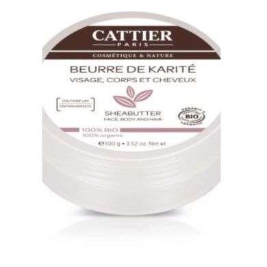 CATTIER BEURRE DE KARITE VISAGE CORPS ET CHEVEUX BIO 100G