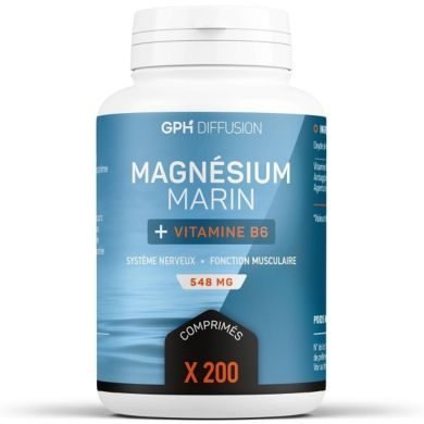 GPH MAGNESIUM MARIN + VITAMINE B6 200 gelules