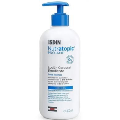 ISDIN NUTRATOPIC PRO AMP LOTION EMOLIENTE PEAU ATOPIQUE 400 ML