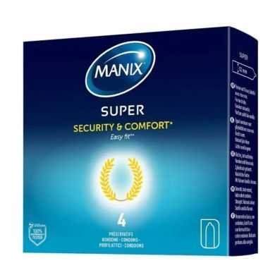 MANIX SUPER SECURITE ET CONFORT 4 PRESERVATIFS