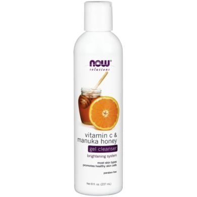 NOW GEL NETTOYANT A LA VITAMINE C ET MIEL DE MANUKA 237 ML