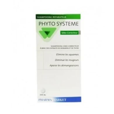 PHYTO SYSTEME SHAMPOOING SEBO CORRECTEUR 200 ML