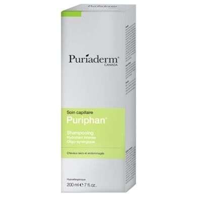 PURIADERM PURIPHAN SHAMPOOING HYDRATANT INTENSE CHEVEUX SECS ET ENDOMMAGES 200 ML